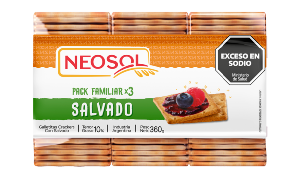 Tripack Galletitas Salvado x Unidad
