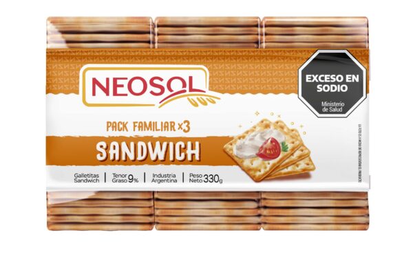 Tripack Galletitas Sándwich x Caja (15 unidades)
